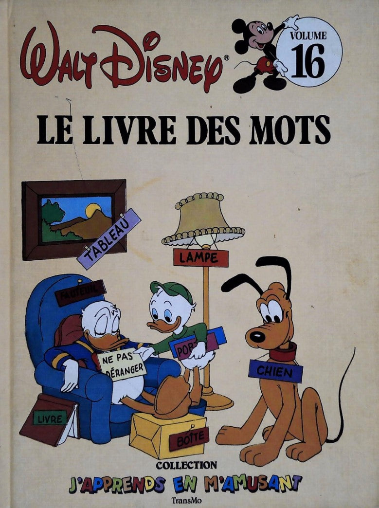 Livre Le livre des mots - Walt Disney (Livre d'occasion) - ISBN 2892050359