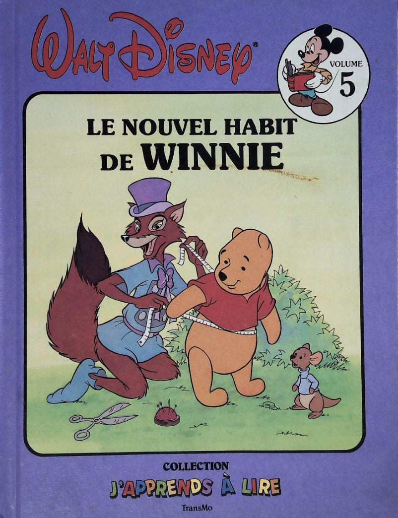 Livre Le nouvel habit de Winnie - Walt Disney (Livre d'occasion) - ISBN 2892053536