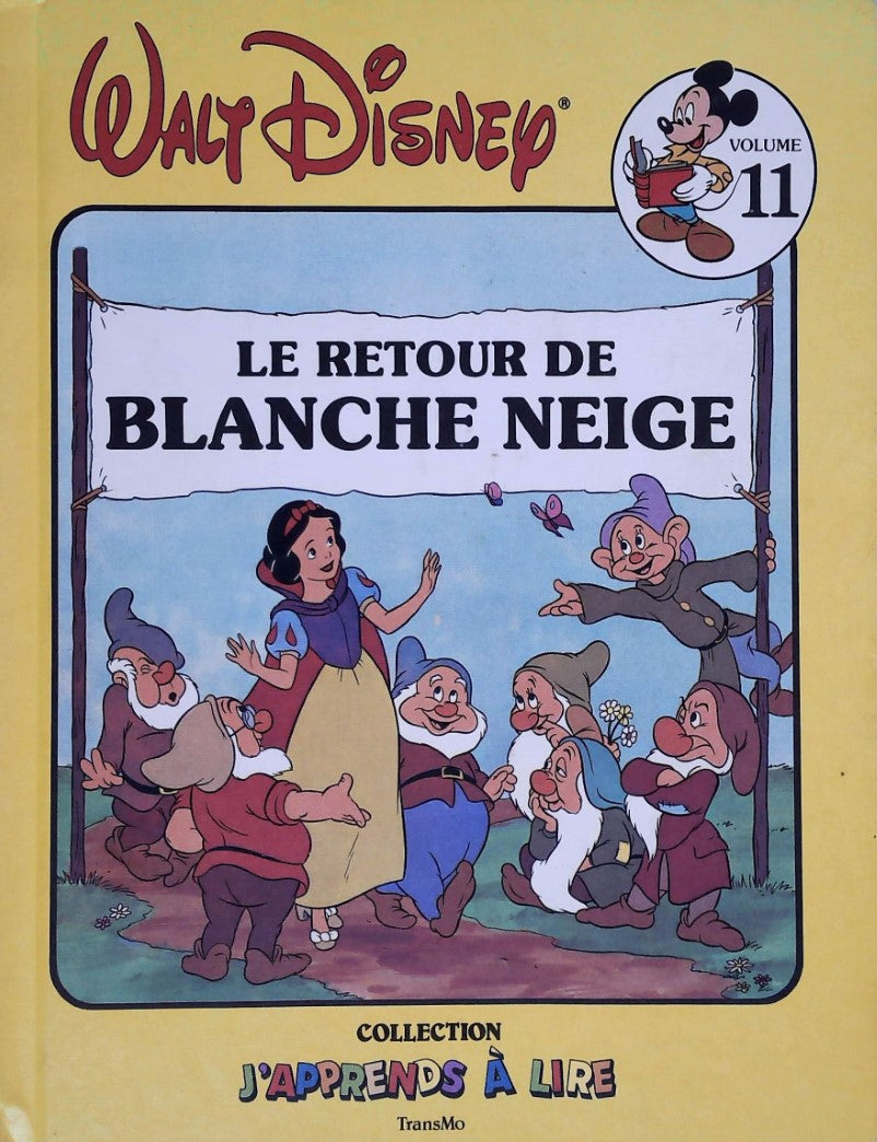 Livre Le retour de Blanche Neige - Walt Disney (Livre d'occasion) - ISBN 2892053595