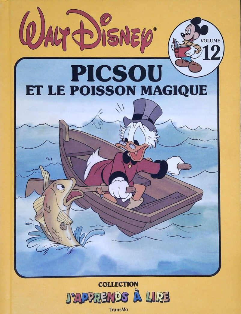 Livre Picsou et le poisson magique - Walt Disney (Livre d'occasion) - ISBN 2892053609