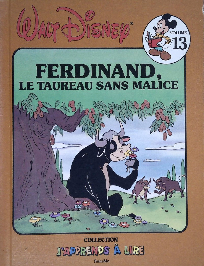 Livre Ferdinand, le taureau sans malice - Walt Disney (Livre d'occasion) - ISBN 2892053617