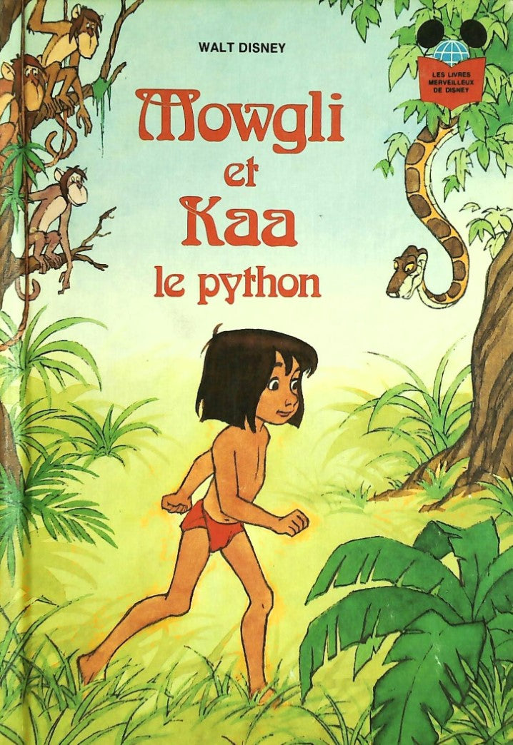 Livre Mowgli et Kaa le python (Livre d'occasion) - ISBN 2892100895