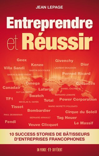 Livre Entreprendre et réussir - Jean Lepage (Livre d'occasion) - ISBN 2892257352