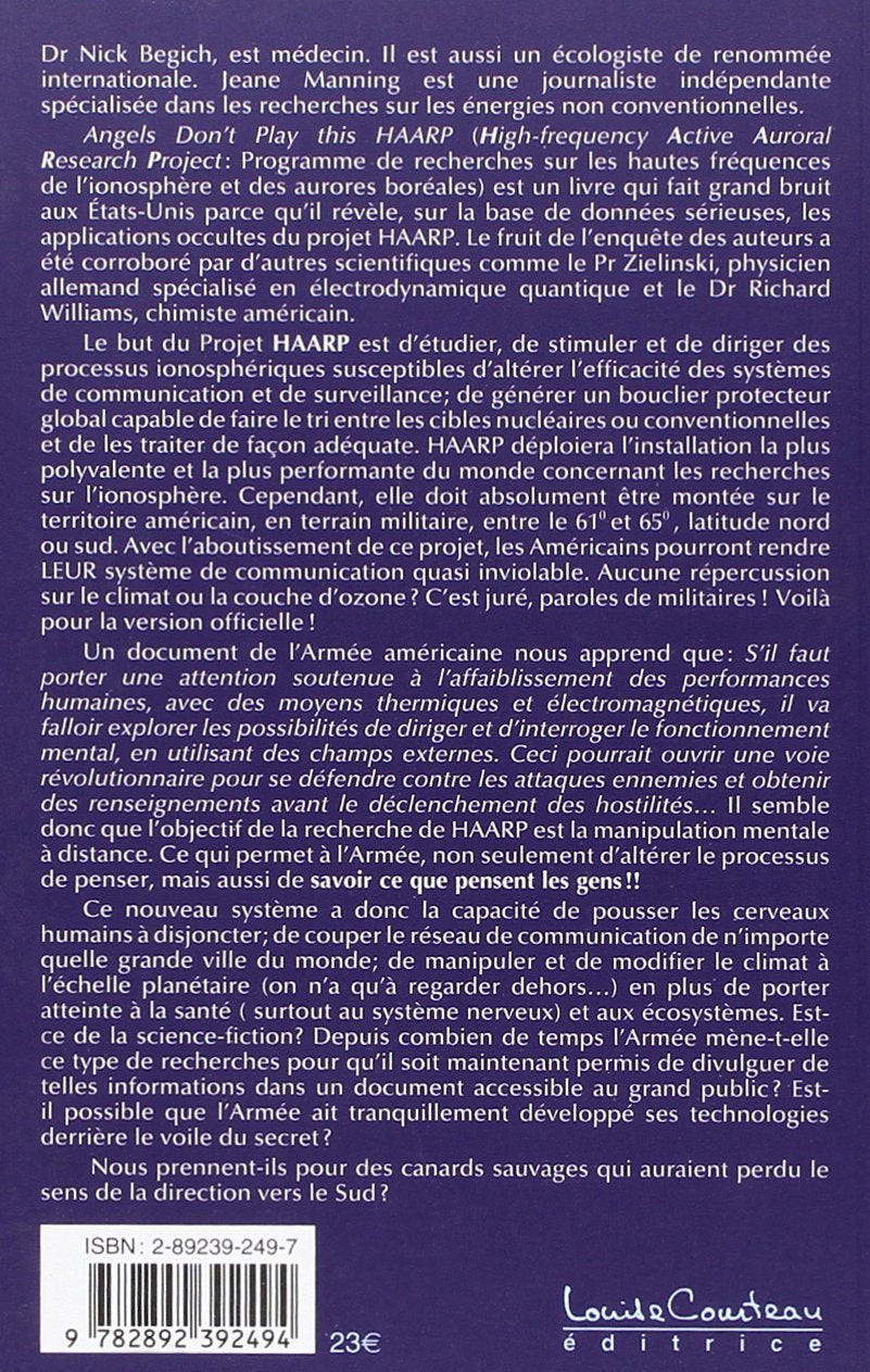 Les anges ne jouent pas de cette haarp (Jeane Manning)