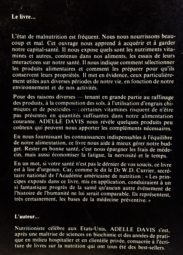 Les vitamines ont leurs secrets (Adelle Davis)