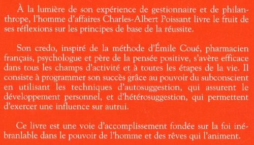 Livre Réussir : Programmer son succès - Charles-Albert Poissant (Livre neuf) - ISBN 2893819885