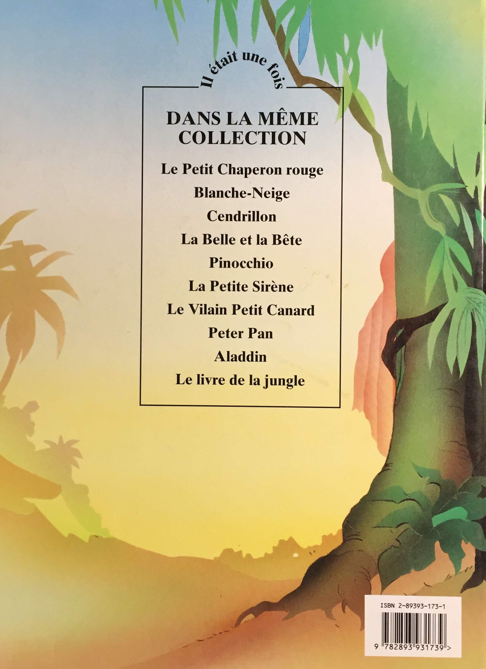 Livre Le livre de la jungle - Disney (Livre d'occasion) - ISBN 2893931731