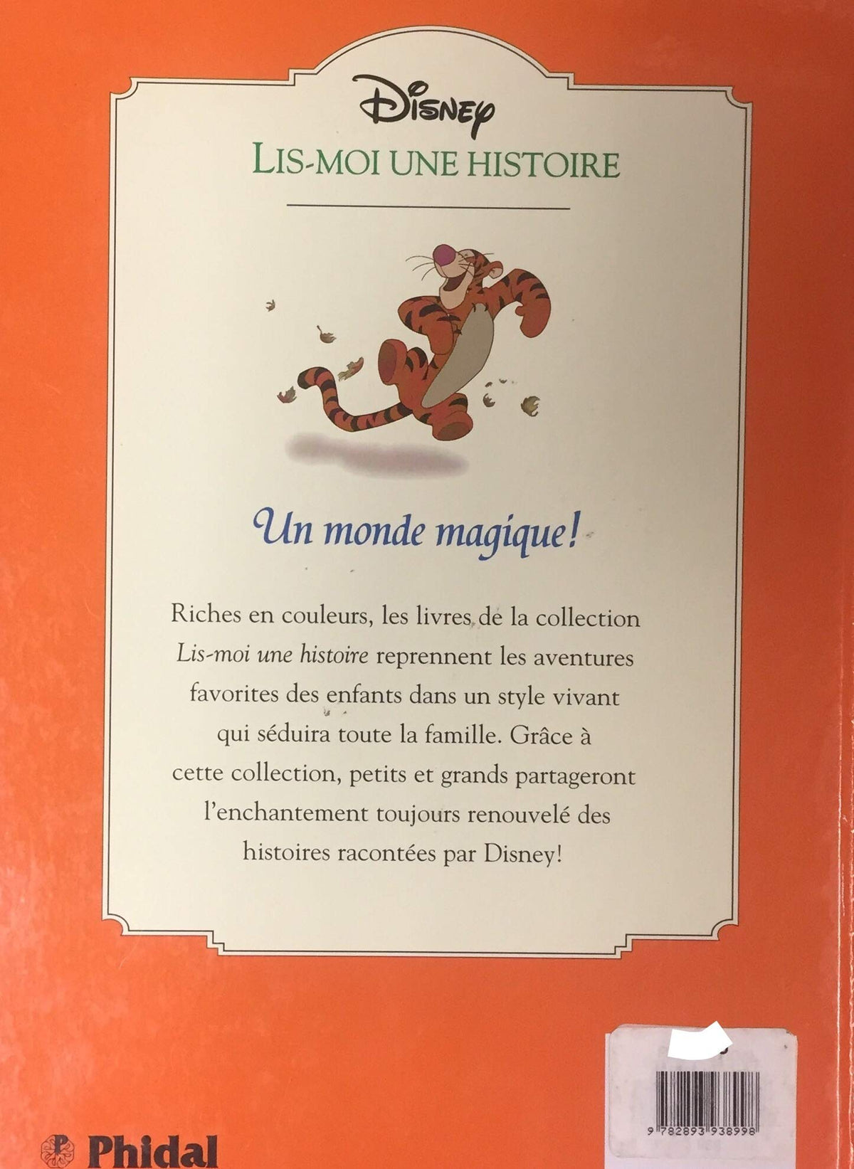Livre Lis-moi une histoire : Le film de Tigrou (Disney) (Livre d'occasion) - ISBN 289393899X