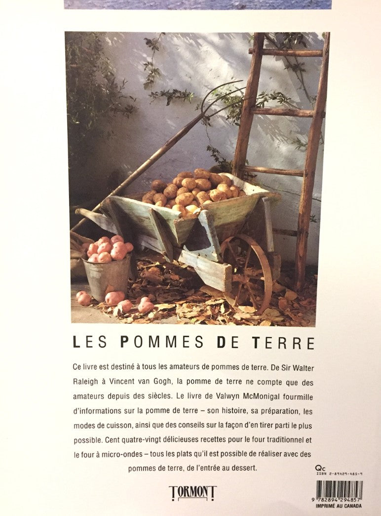 Livre Les pommes de terre : Meilleures recettes - Valwyn McMonigal (Livre d'occasion) - ISBN 2894...