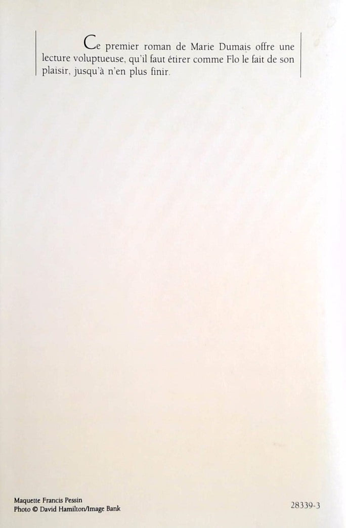 ... Et me voici toute nue devant vous (Marie Dumais)