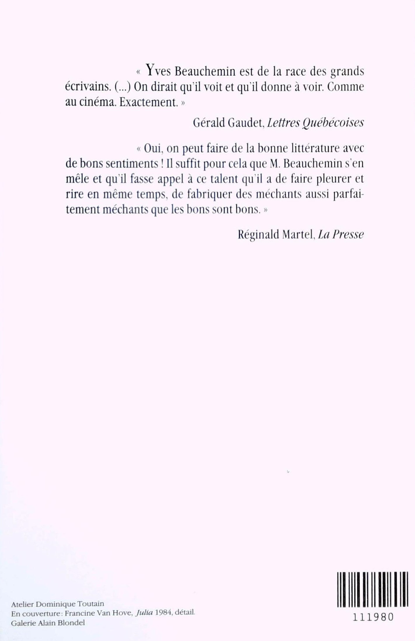 Livre Le second violon - Yves Beauchemin (Livre d'occasion) - ISBN 2894302290