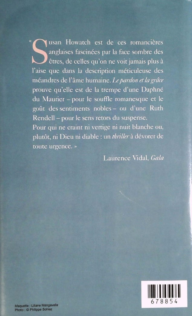 Livre Le pardon et la grâce - Susan Howatch (Livre d'occasion) - ISBN 2894303971
