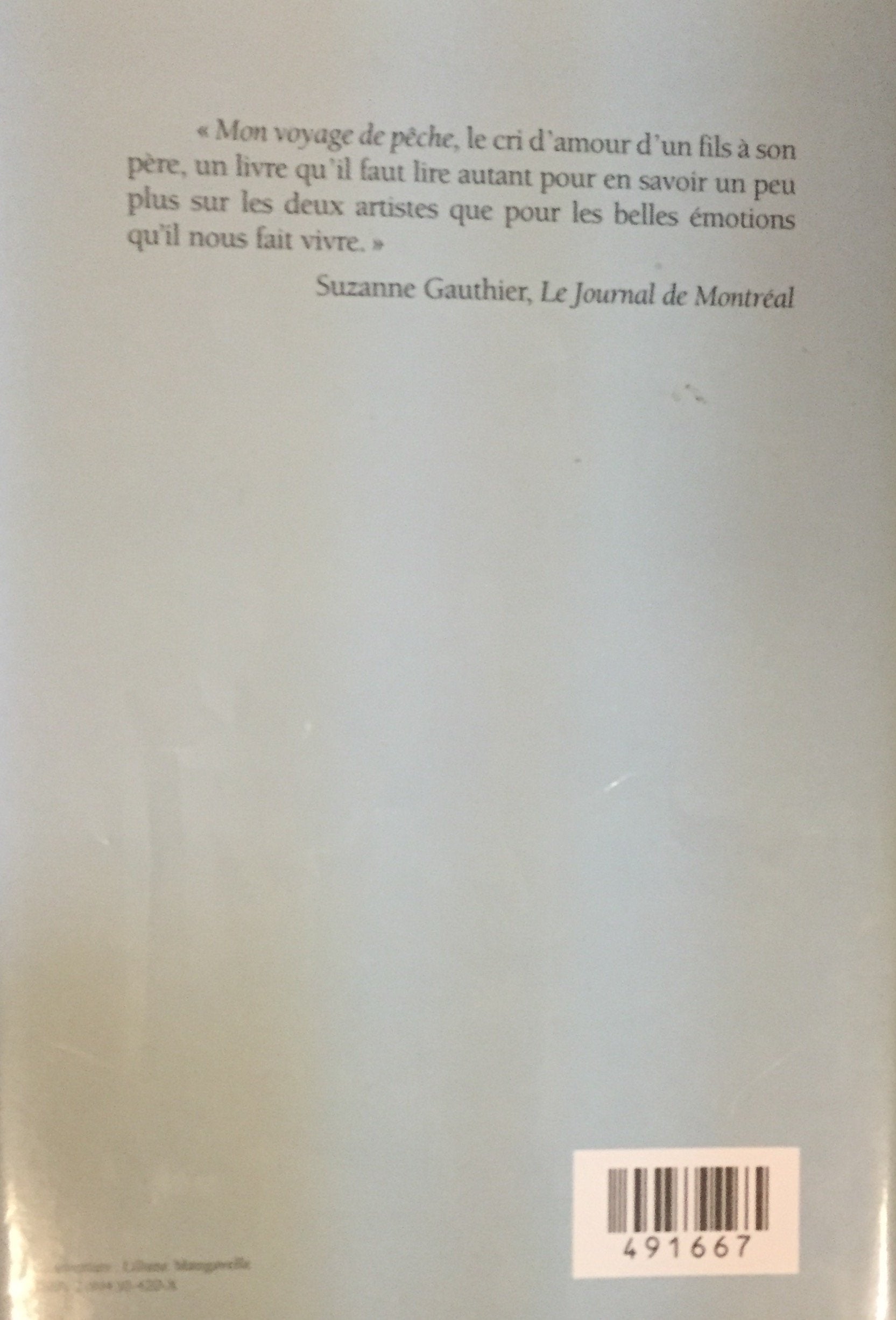 Livre Mon voyage de pêche (Jean-Marie Lapointe) (Livre d'occasion) - ISBN 289430420X