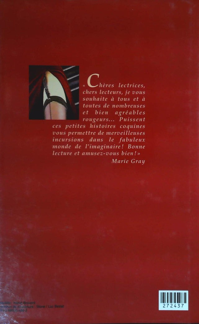 Livre Rougir de plus belle : Nouvelles érotiques - Marie Gray (Livre d'occasion) - ISBN 2894304862