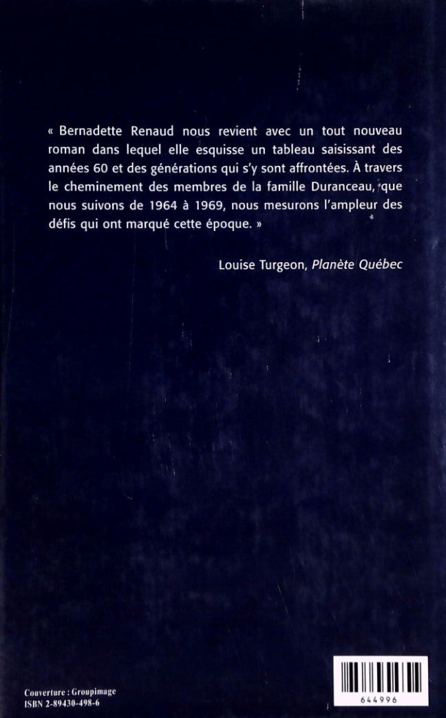 Livre Les funambules d'un temps nouveau - Bernadette Renaud (Livre d'occasion) - ISBN 2894304986