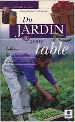 Livre Du jardin à votre table (Chantale Sergerie, Anne-Louise Villeneuve) (Livre neuf) - ISBN...