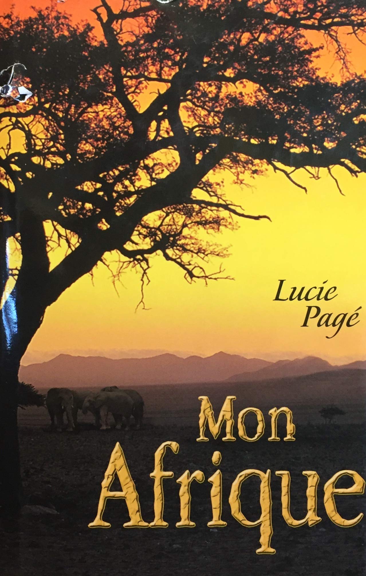 Livre Mon Afrique - Lucie Pagé (Livre d'occasion) - ISBN 2894305281