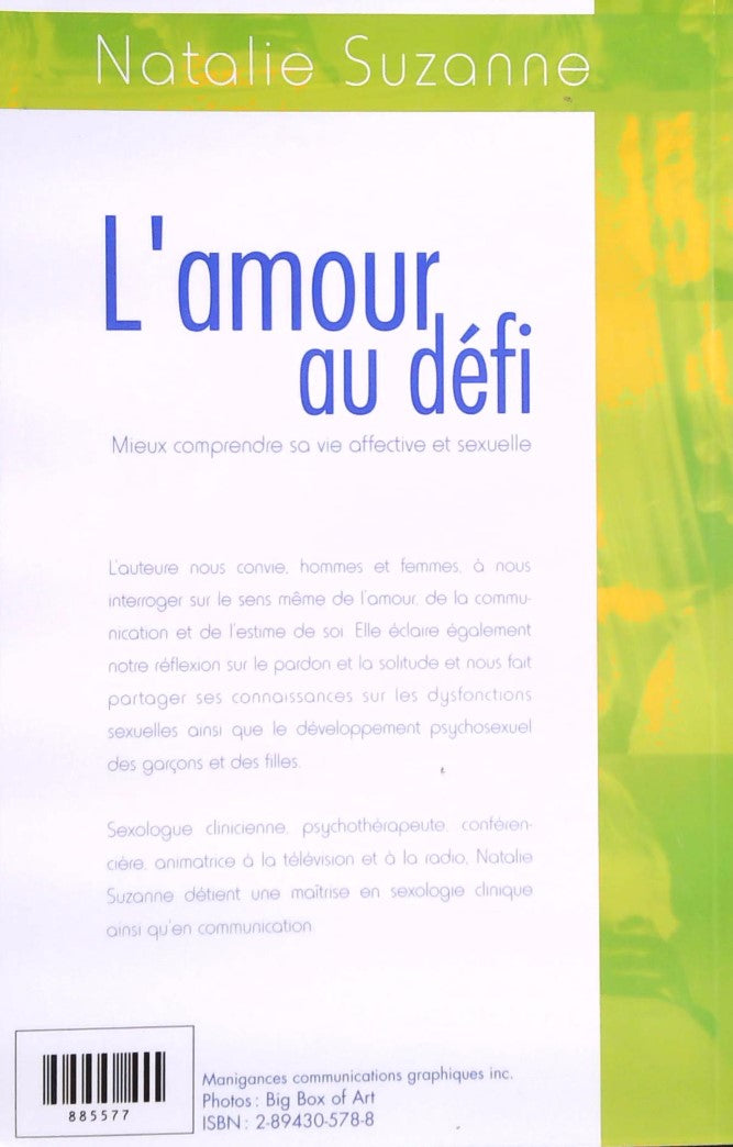L'amour au défi : Mieux comprendre sa vie affective et sexuelle (Nathalie Suzanne)
