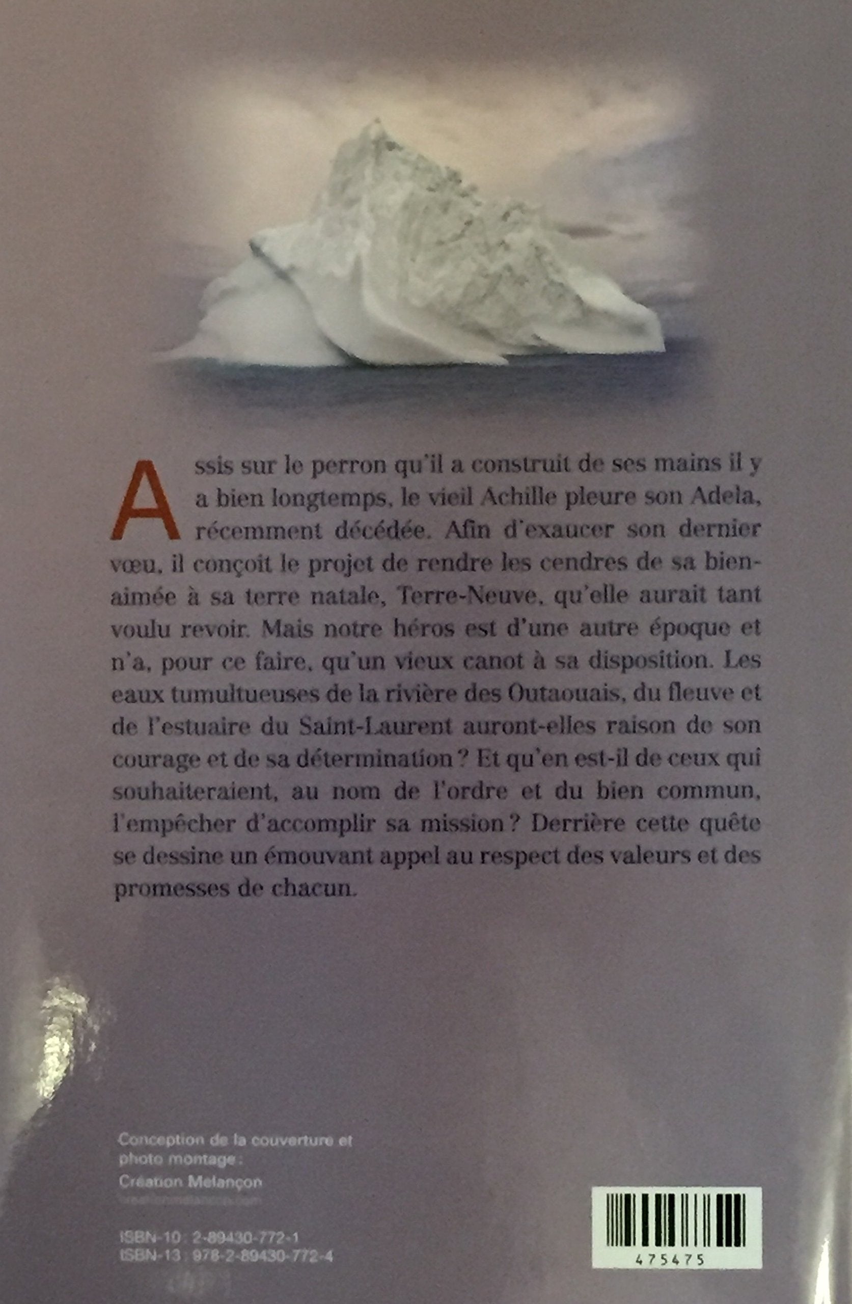 Livre Des cendres sur la glace - Georges Lafontaine (Livre d'occasion) - ISBN 2894307721