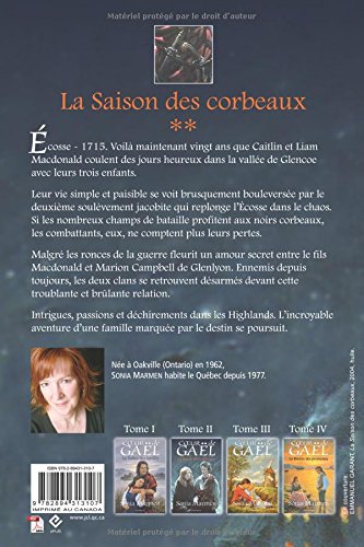 Livre Coeur de Gaël # 2 : La saison des corbeaux (Sonia Marmen) (Livre d'occasion) - ISBN 2894313101