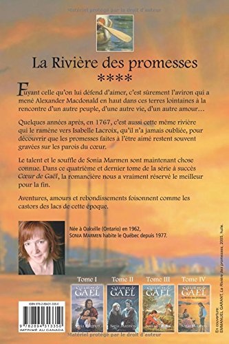 Livre Coeur de Gaël # 4 : La rivière des promesses (Sonia Marmen) (Livre neuf) - ISBN 2894313357