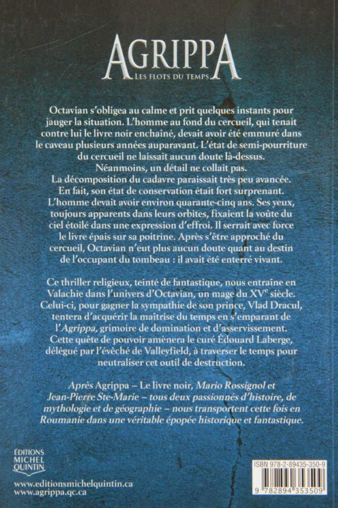 Livre Les flots du temps - Mario Rossignol (Livre d'occasion) - ISBN 2894353502