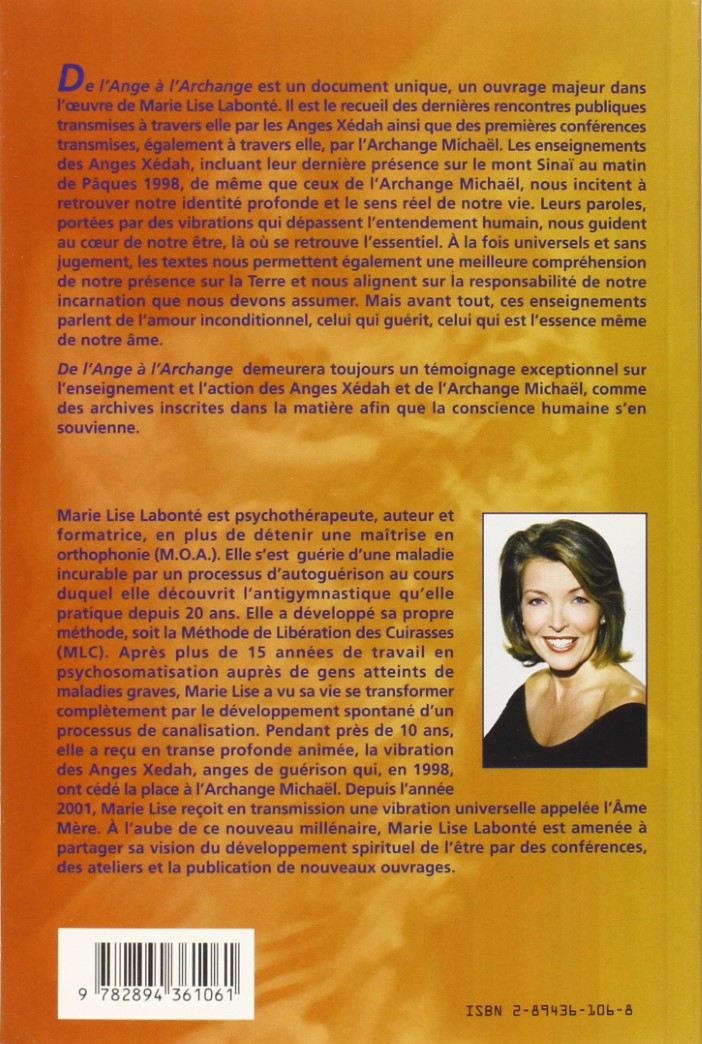 De l'ange à l'archange (Marie Lise Labonté)