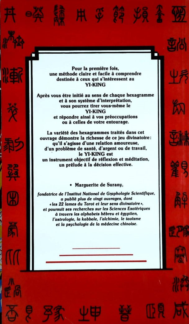 Le sens divinatoire du Yi-King (Marguerite de Surany)