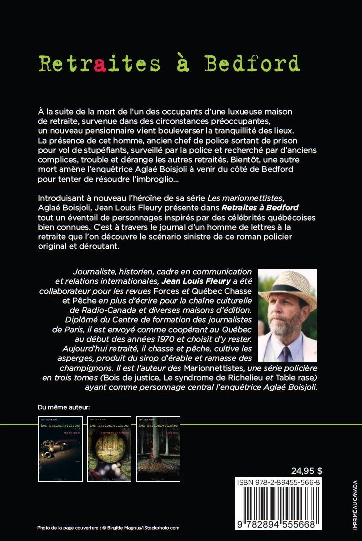 Livre Retraites à Bedford - Jean-Louis Fleury (Livre d'occasion) - ISBN 2894555660
