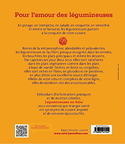 Légumineuses en folie : 100 recettes craquantes pour manger santé tous les jours (Geneviève Taylor)