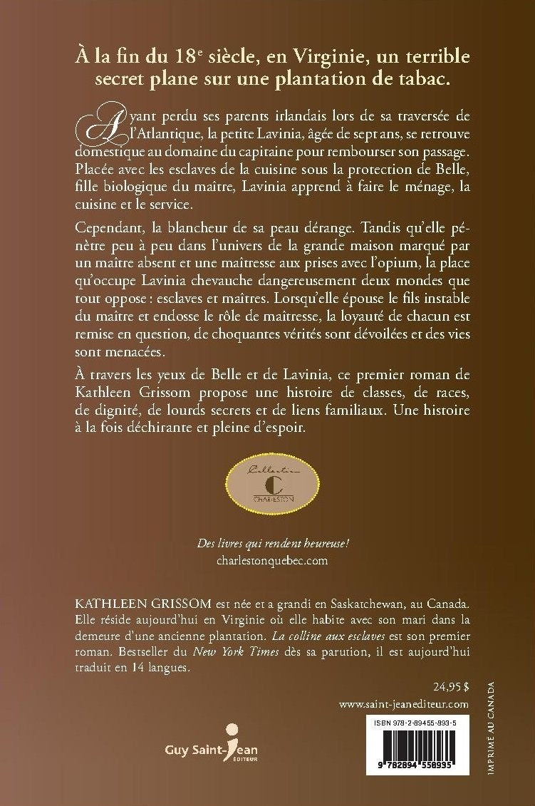 La colline aux esclaves (Kathleen Grissom)