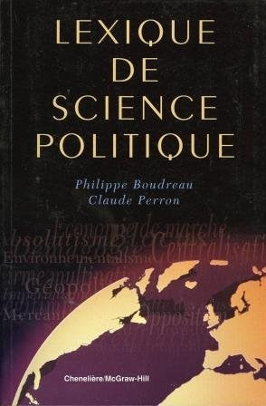 Livre Lexique de science politique (Livre d'occasion) - ISBN 2894616961