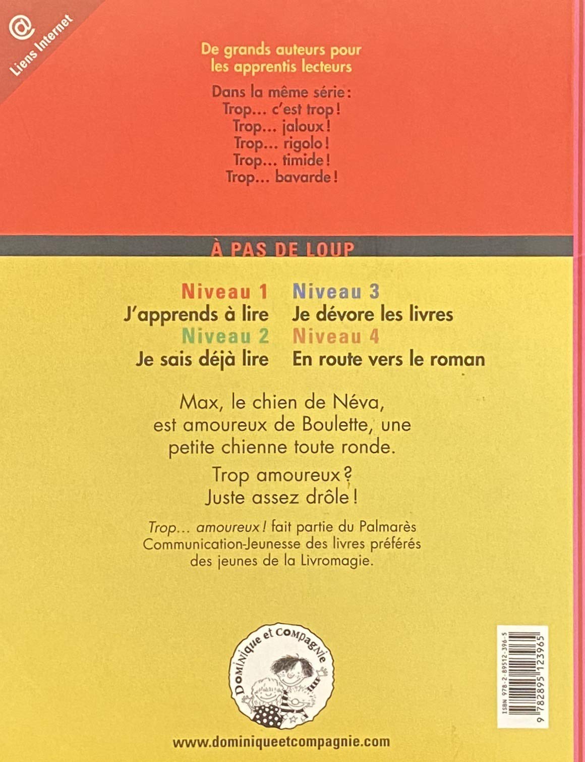 Livre Trop… amoureux ! - Danielle Vaillancourt (Livre d'occasion) - ISBN 2895123969