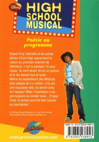 Livre High School Musical : Poésie au programme (Collectif) (Livre d'occasion) - ISBN 2895438951