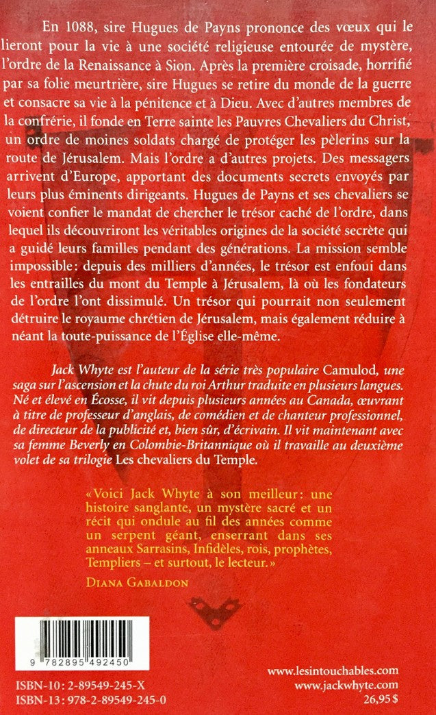Livre Les chevaliers du temple (Jack Whyte) (Livre d'occasion) - ISBN 289549245X