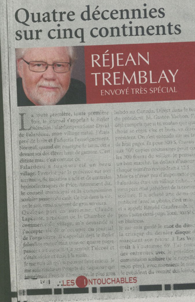 Quatre décennies sur cinq continents - Réjean Tremblay