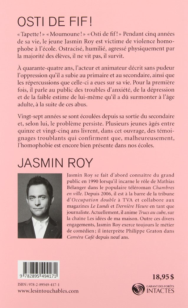 Livre Osti de fif ! (Jasmin Roy) (Livre d'occasion) - ISBN 2895494177