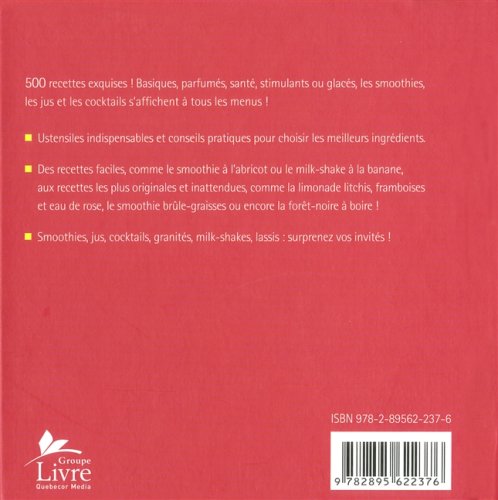 Livre 500 jus & smoothies - Christine Watson (Livre d'occasion) - ISBN 289562237X