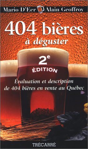 Livre 404 bières à déguster - Mario D'Eer (Livre d'occasion) - ISBN 289568037X