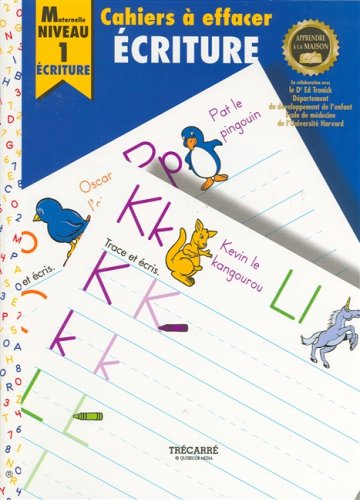 Livre Cahier à effacer : Écriture (Méthode niveau 1) - Collectif (Livre d'occasion) - ISBN 289568...