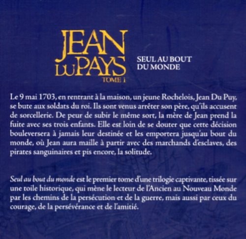 Livre Seul au bout du monde - Jean-Marc Phaneuf (Livre d'occasion) - ISBN 2895682917
