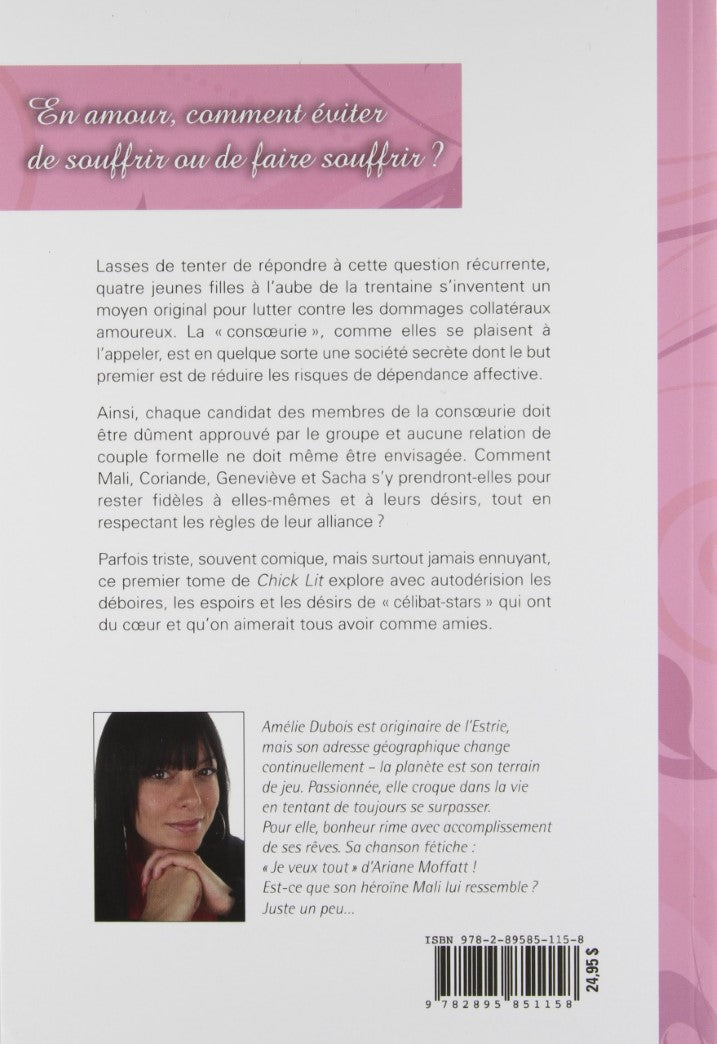 Livre La consoeurie qui boit le champagne - Amélie dubois (Livre d'occasion) - ISBN 2895851158