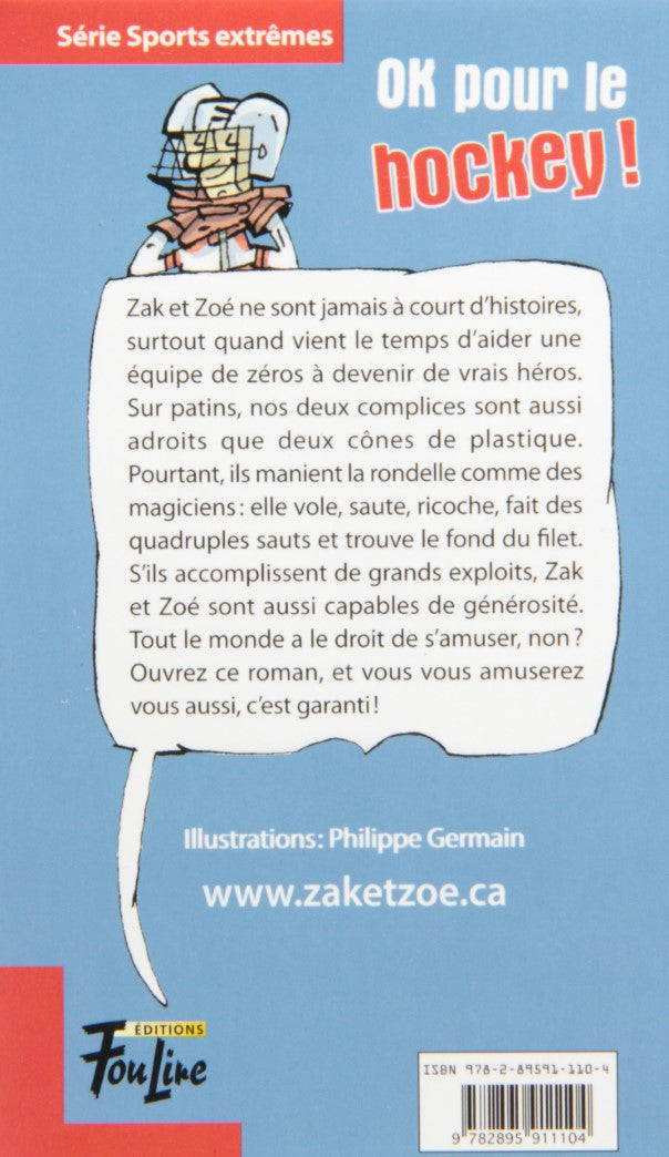 Livre OK pour le hockey ! - François Gravel (Livre d'occasion) - ISBN 289591110X