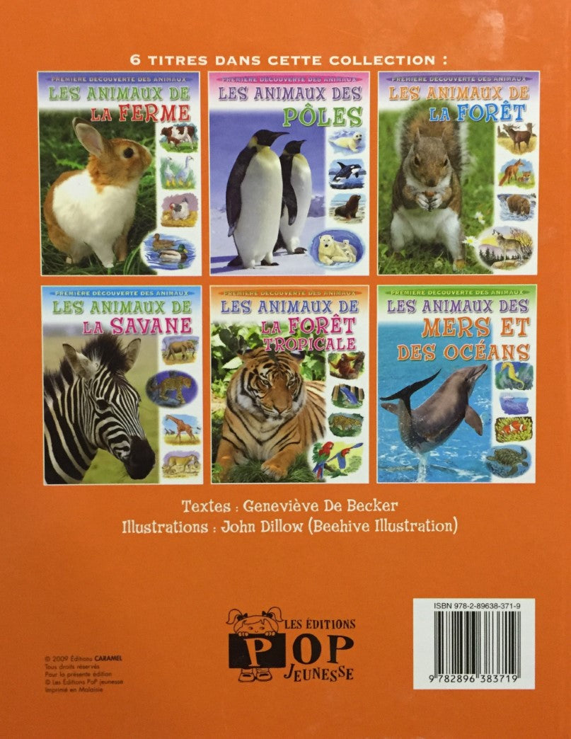 Livre Les animaux de la forêt tropicale - Genevieve Warnau (Livre d'occasion) - ISBN 2896383719