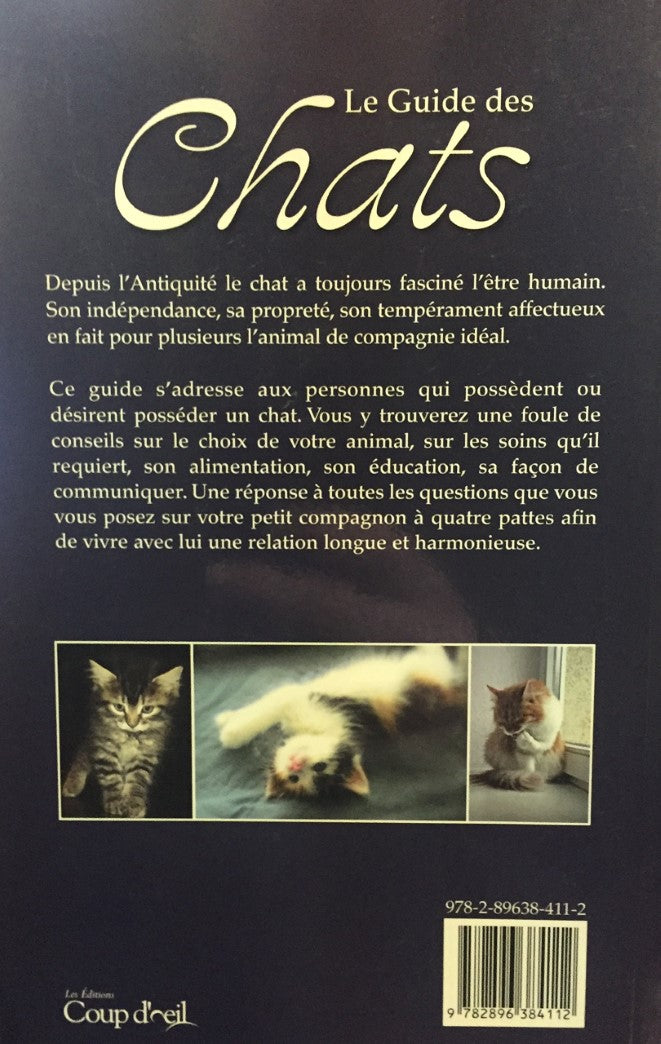 Livre Le guide des chats - Marjolaine Pageau (Livre d'occasion) - ISBN 2896384111