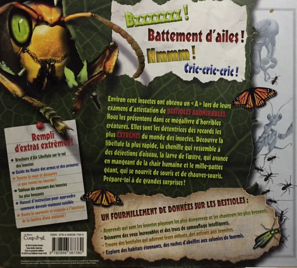 Livre Incroyables insectes (Livre d'occasion) - ISBN 2896387382