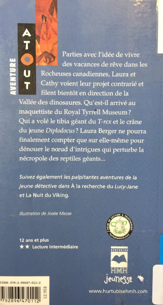 Livre Le tombeau des dinosaures - Anne Bernard Lenoir (Livre d'occasion) - ISBN 2896470115