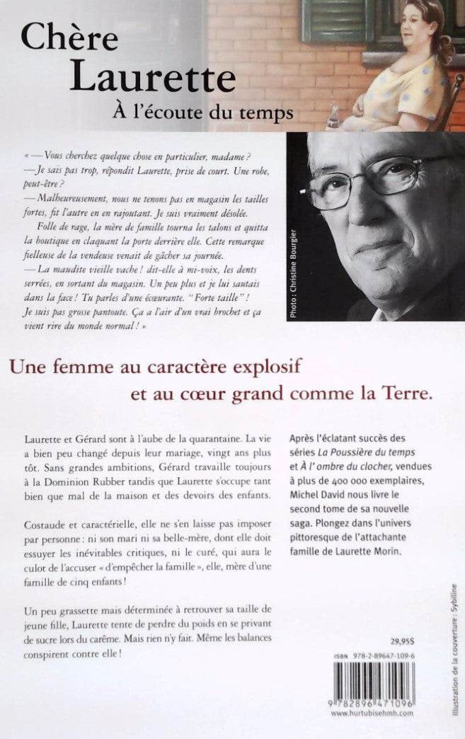 Livre Chère Laurette # 2 : À l'écoute du temps (Michel David) (Livre d'occasion) - ISBN 289647109X