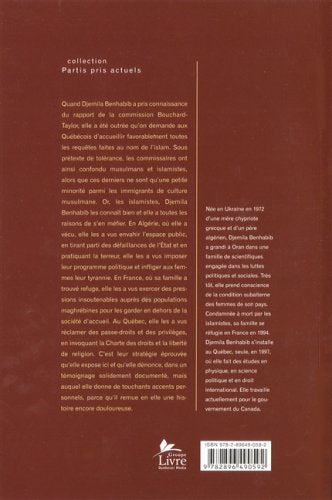 Livre Ma vie à contre-Coran: Une femme témoigne sur les islamistes (Djemila Benhabib) (Livre...