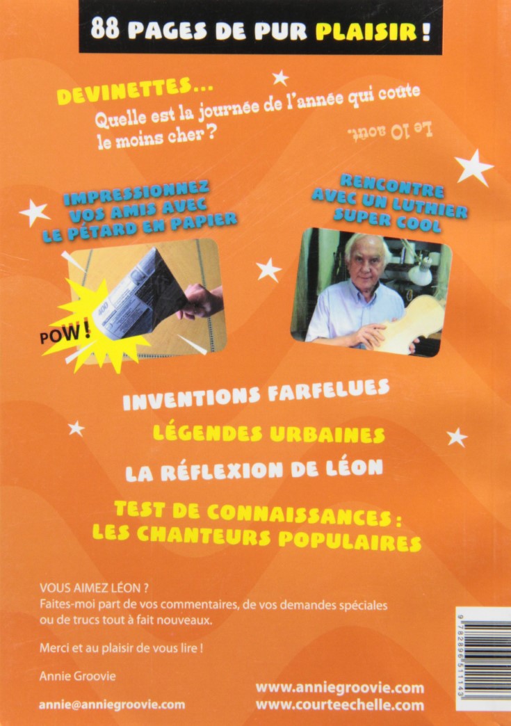 Livre Délirons Avec Léon - Annie Groovie (Livre d'occasion) - ISBN 2896511148